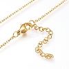 Easter Theme Brass Micro Pave Clear Cubic Zirconia Pendant Necklaces X-NJEW-L146-20G-4