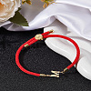 1Pc Adjustable Nylon Cord Slider Bracelets for Women BJEW-LP0001-32M-02-3