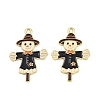 Thanksgiving Theme Alloy Enamel Pendants FIND-I065-04G-G-1
