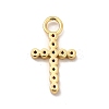 Rack Plating Brass Micro Pave Cubic Zirconia Pendants KK-P230-25G-02-2