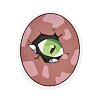 50Pcs Dinosaur PVC Sticker Labels LS-STIC-E006-04-3