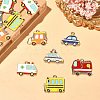 30Pcs 6 Styles Alloy Enamel Pendants ENAM-CJ0004-51-5