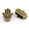 Tibetan Style Alloy Slide Charms LS-TIBEB-Q064-21AB-NR-1