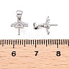 Anti-Tarnish 925 Sterling Silver Pendant Bails STER-T007-90P-3