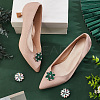 4Pcs 2 Colors Iron Shoe Buckle Clips FIND-AR0004-49-4