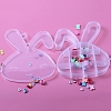 9 Grids Rabbit Shape Plastic Organizer Boxes LS-ANIM-PW0001-115-3