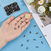 180Pcs Rectangle Brass Belt Loop Fastener KK-CY0001-12B-3
