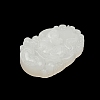 Natural White Jade Carved Pendants G-S384-01A-3