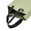 Paper Gift Tote Bags with Nylon Black Ribbon Handles ABAG-K004-01B-3