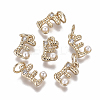 Brass Charms KK-L179-08E-G-1