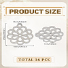 16Pcs 304 Stainless Steel Charms STAS-LP0003-27-2