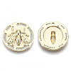 Brass Micro Pave Cubic Zirconia Pendants KK-N232-85-NF-1