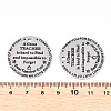Non-Tarnish 201 Stainless Steel Pendants STAS-T064-38P-2-3