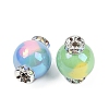 Resin Rhinestone Beads RESI-B030-01B-04-2