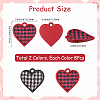 16Pcs 2 Colors Spary Painted Alloy Polyester Pendants FIND-SC0016-84-2