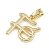 Brass Pendants KK-Z123-22G-02-2