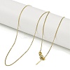 Ion Plating(IP) 304 Stainless Steel Curb Chain Necklaces LS-NJEW-H042-05G-1