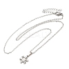306 Stainless Steel Pendant Necklace for Women NJEW-Q772-01P-07-1