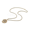 201 Stainless Steel Hollow Tree of Life Pendant Box Chain Necklaces NJEW-M086-04G-2