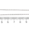 Brass Boston Link Chain Necklaces for Women NJEW-D302-02P-3
