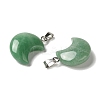 Natural Green Aventurine Pendants G-H035-01P-02-2