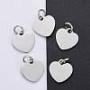 Tarnish Resistant 201 Stainless Steel Stamping Blank Tag Charms STAS-S105-T617-1-1