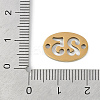 304 Stainless Steel Flat Round Connector Charms X-STAS-L279-021G-3