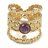 Natural Amethyst Finger Rings RJEW-U027-03G-07-2