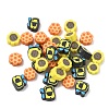 Handmade Polymer Clay Beads CLAY-P005-07-1