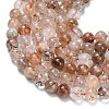 Natural Copper Rutilated Quartz Beads Strands G-L642-B07-8mm-4