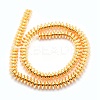 Electroplate Non-magnetic Synthetic Hematite Beads Strands G-L485-05A-G-3