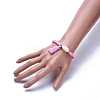 Handmade Polymer Clay Heishi Beads Stretch Bracelets BJEW-JB04250-M-6