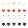 Golden Plated Alloy Enamel Charms PALLOY-CJ0001-07-2