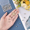 50Pcs 201 Stainless Steel Tube Bails STAS-DC0010-80-3