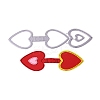 Heart Pendant Carbon Steel Cutting Dies Stencils DIY-M011-37-1