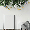 6Pcs 2 Styles Snowflake Glass Pendant Decoration HJEW-GO00048-7