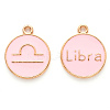 Alloy Enamel Pendants LS-ENAM-S124-01A-09K-1