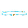 Adjustable Nylon Cord Braided Bracelets AN6953-2-1