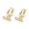 Brass Stud Earring Findings KK-U013-10G-1