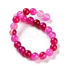 Natural Striped Agate/Banded Agate Beads Strands X-G-Z060-A01-B06-3