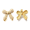 304 Stainless Steel Bowknot Stud Earrings EJEW-A123-02A-G-2