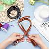 2 Pcs 2 Colors PU Leather Bag Handles FIND-CA0002-01-3