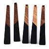 Opaque Resin & Walnut Wood Big Pendants LS-RESI-TAC0017-46-C04-3