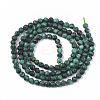 Natural Malachite Beads Strands X-G-S361-4mm-001-2