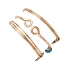 3Pcs Natural Apatite Bead Finger Ring RJEW-JR00855-01-6