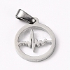Non-Tarnish 304 Stainless Steel Pendants LS-STAS-I127-064P-1