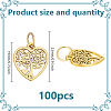 100Pcs Tibetan Style Alloy Pendants PALLOY-GO00038-2