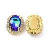 Oval Sew on Rhinestone DIY-E062-05G-B03-2