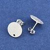 304 Stainless Steel Stud Earring Findings STAS-Z021-C-01S-2