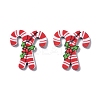 Christmas Style Printed Acrylic Cabochons X-MACR-O045-01F-2